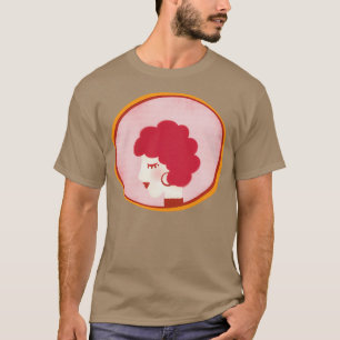Redhead Girl in Mirror T-Shirt