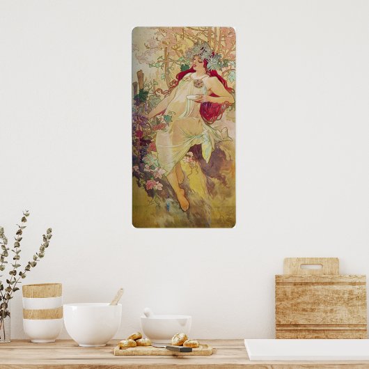 Redhead Goddess Poster (Küche)