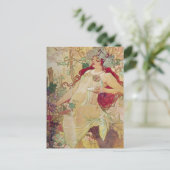 Redhead Goddess Postkarte (Stehend Vorderseite)