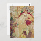 Redhead Goddess Postkarte (Vorne/Hinten)