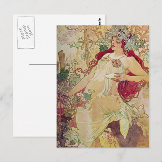 Redhead Goddess Postkarte (Vorne/Hinten)