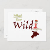 Redhead Gone Wild Postkarte (Vorne/Hinten)