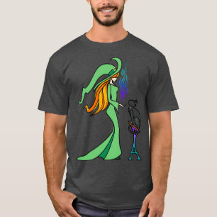Redhead Green Hexe Magie machen T-Shirt