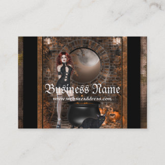 Redhead-Hexe-Fantasie-Visitenkarten Visitenkarte