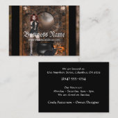 Redhead-Hexe-Fantasie-Visitenkarten Visitenkarte (Vorne/Hinten)