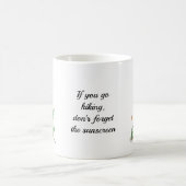 Redhead Hiker Backpack Pinup Girl Coffee Tasse (Mittel)