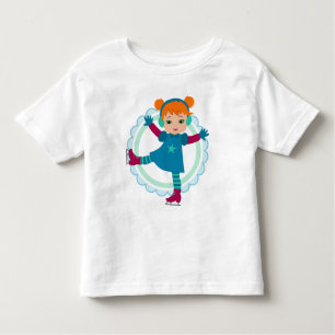 Redhead Ice Skater - Winter Sports Skaten Kleinkind T-shirt
