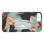 Redhead in der Nacht Button Up Case-Mate iPhone Hülle (Rückseite (Horizontal))