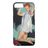 Redhead in der Nacht Button Up Case-Mate iPhone Hülle (Rückseite)