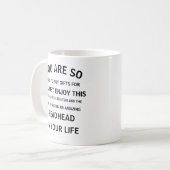 Redhead in Ihrem Leben Kaffeetasse (Vorderseite Links)