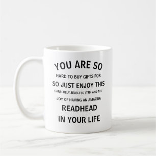 Redhead in Ihrem Leben Kaffeetasse