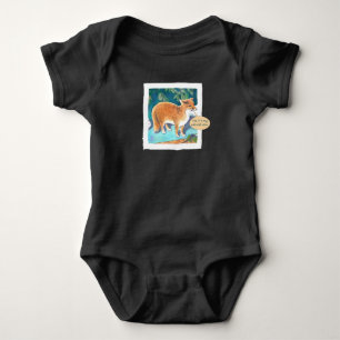 Redhead Ja, mein natürlicher Farbkinderanzug Baby Strampler