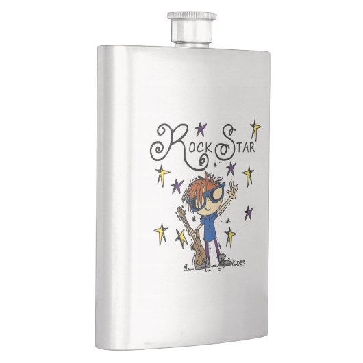 Redhead-Jungen-Rockstar Flachmann (Rechts)