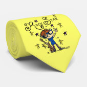 Redhead-Jungen-Rockstar Krawatte (Gerollt)