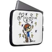 Redhead-Jungen-Rockstar Laptopschutzhülle (Vorne Rechts)
