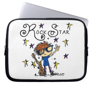 Redhead-Jungen-Rockstar Laptopschutzhülle