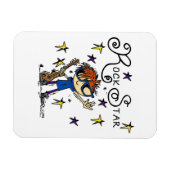 Redhead-Jungen-Rockstar Magnet (Horizontal)