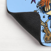 Redhead-Jungen-Rockstar Mousepad (Ecke)