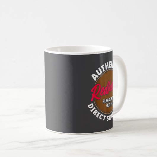 Redhead Keep Out Of Sunlight - Funny Ginger Kaffeetasse (VorderseiteRechts)
