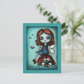 Redhead Lucy Postcard Postkarte (Stehend Vorderseite)