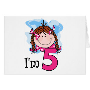 Redhead-Mädchen bin ich fünf