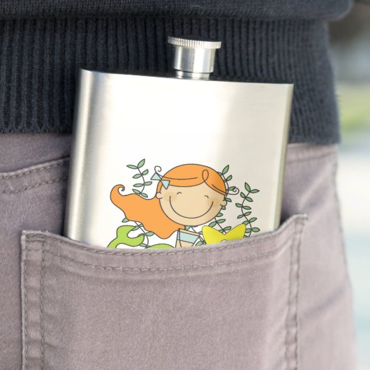 Redhead-Meerjungfrau Flachmann (Beispiel)