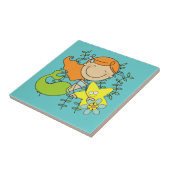 Redhead-Meerjungfrau Fliese (Seite)