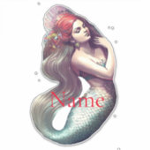 Redhead Mermaid Beauty Thunder_Cove Aufkleber (Vorderseite)