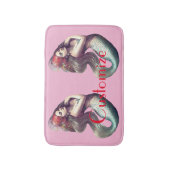 Redhead Mermaid Beauty Thunder_Cove Badematte (Vorderseite Vertikal)