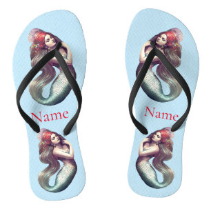 Redhead Mermaid Beauty Thunder_Cove Badesandalen