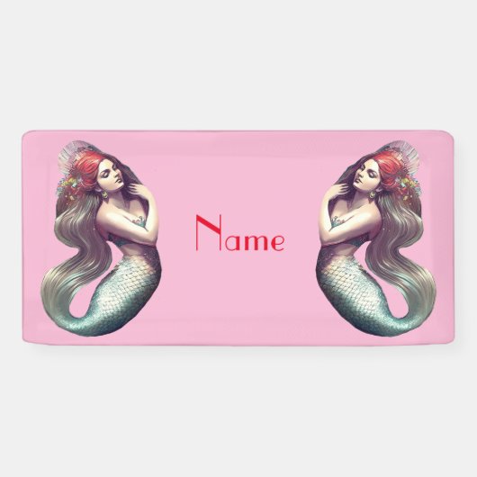 Redhead Mermaid Beauty Thunder_Cove Banner (Horizontal)