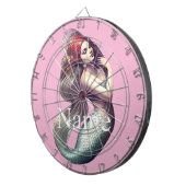 Redhead Mermaid Beauty Thunder_Cove Dartscheibe (Vorderseite rechts)