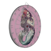 Redhead Mermaid Beauty Thunder_Cove Dartscheibe (Vorderseite Links)