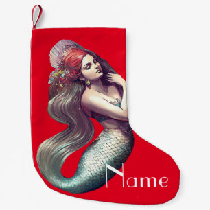 Redhead Mermaid Beauty Thunder_Cove Kleiner Weihnachtsstrumpf