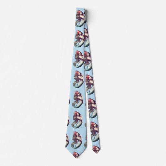 Redhead Mermaid Beauty Thunder_Cove Krawatte (Vorderseite)