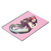 Redhead Mermaid Beauty Thunder_Cove Notizblock (Linke Seite)
