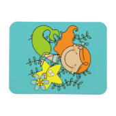 Redhead Mermaid Magnet (Horizontal)