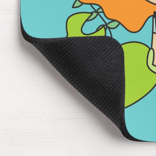 Redhead Mermaid Mousepad (Ecke)