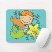 Redhead Mermaid Mousepad (Mit Mouse)