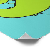 Redhead Mermaid Poster (Ecke)