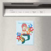 Redhead Mermaid Princess Thunder_Cove Magnet (In Situ (Geschirrspüler))