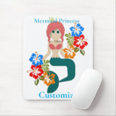Redhead Mermaid Princess Thunder_Cove Mousepad (Mit Mouse)