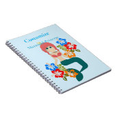Redhead Mermaid Princess Thunder_Cove Notizblock (Rechte Seite)