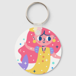 Redhead Mermaid Schlüsselanhänger