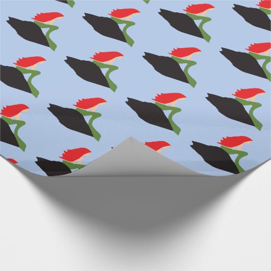 Redhead Mermaid Sitting Thunder_Cove Geschenkpapier (Ecke)