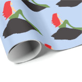 Redhead Mermaid Sitting Thunder_Cove Geschenkpapier (Rolleneckpunkt)