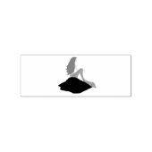 Redhead Mermaid Sitting Thunder_Cove Gummistempel (Stempel)