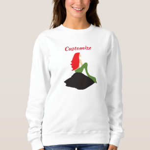 Redhead Mermaid Sitting Thunder_Cove Sweatshirt