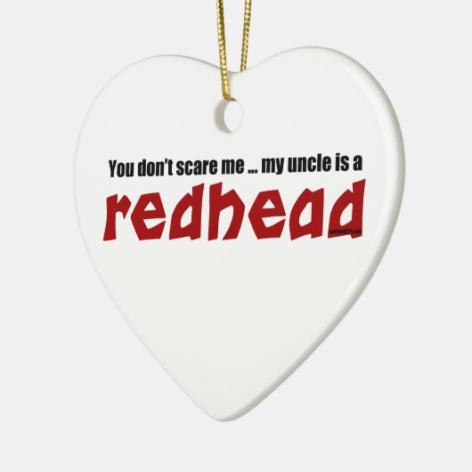 Redhead-Onkel Keramik Ornament (Links)