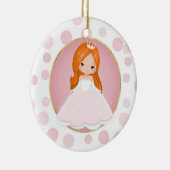 Redhead Pink Princess Keramik Ornament (Rechts)